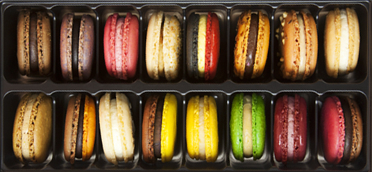 coffret de macarons de luxe