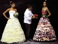 Des robes de mariée en sucre !