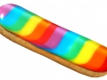 Un éclair arc-en-ciel chez Fauchon pour la Gay Pride