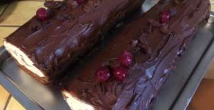 Bûche de Noël Forêt Noire