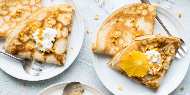 crêpes légères à la bière