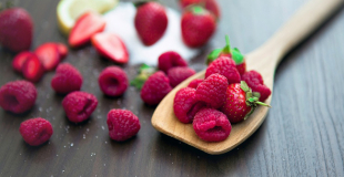 Gâteau à la confiture de framboise